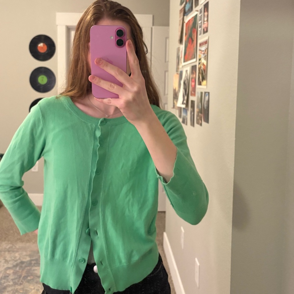 JCPenney Green Women's Cardigan